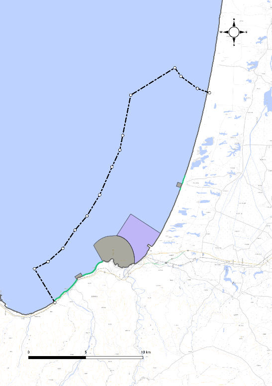 青森県沖日本海（南側）